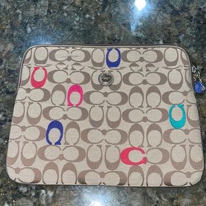 Coach tablet case